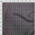 thumbnail image 4 of oneOone Tissu Popeline de Coton Rose Abstrait pour Robe Tissu Imprimé au Mètre 56 Pouces de Large, 4 of 4
