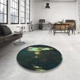thumbnail image 4 of Ahgly Tapis Rectangulaire Lavable en Machine Intérieur Transitionnel Vert Mer, 5 Pieds x 8 Pieds, 4 of 7