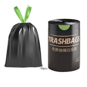 Kitchen Garbage Bags Large Garbage Bags, Drawstring Thick Kitchen Office Trash Bags Heavy-Duty Large Size