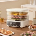 thumbnail image 4 of RRJ Food Dehydrator Machine 5 Trays Digital Dryer for Home, Food Dryer Dehydrator for Beef Jerky Fruits Vegetables, Electric Food Dehydrator with Timer Temperature Control, Dried Food Machine for, 4 of 9