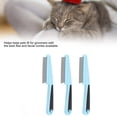 thumbnail image 3 of Flea Comb for Dogs and Cats, Flea Face Comb Stainless Steel Pet Lice Comb Remove  and Flea Eggs, Fine Tooth Tear Stain Remover Metal Comb Flea Comb for Dogs, 3 of 8