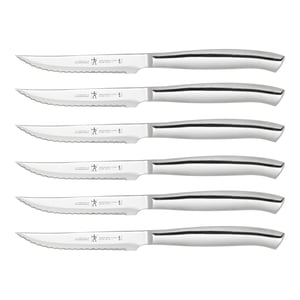 HENCKELS 6 Pièce Steak Set, Argent