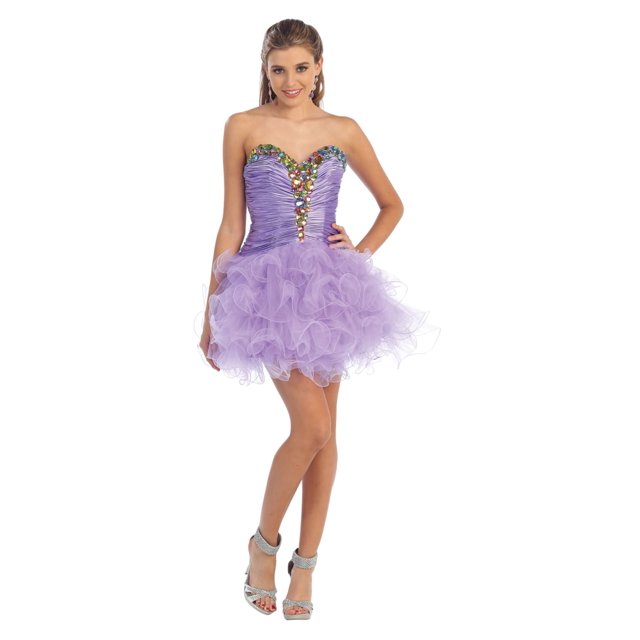 Robe Courte à Lacets Cœur