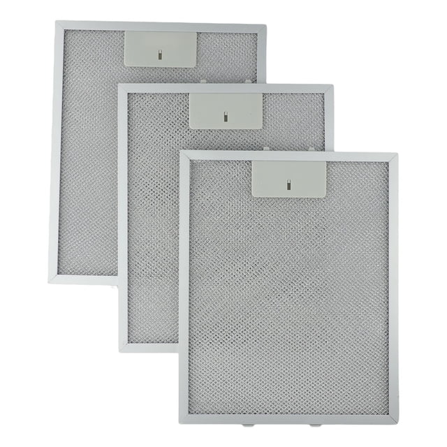 MYG 3PCS Aluminum Cooker Hood Filters Metal Mesh Extractor Vent Filter 310x250x9mm