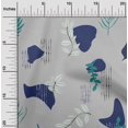 thumbnail image 2 of oneOone Cotton Poplin Light Gray Fabric Abstracts Fabric For Sewing Printed Craft Fabric By The Yard 56 Inch Wide, 2 of 5