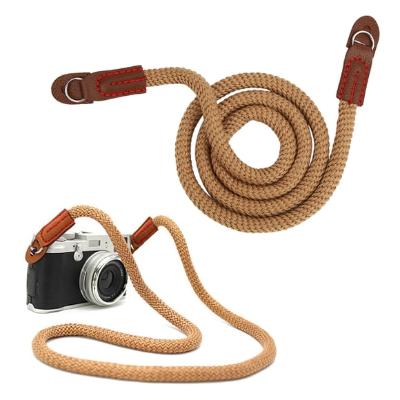 Mirrorless Camera Strap, Protective Ergonomic Universal Mirrorless Camera Shoulder Strap Abrasion Resistant For All Mirrorless Camera Green,Black,Brown