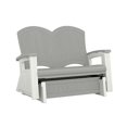 thumbnail image 2 of Suncast balançoire Adirondack, siège d’extérieur en résine – Gris colombe, 2 of 4