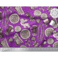 thumbnail image 3 of Soimoi polyester Crepe Fabric Dot,Spices & Cups Printed Fabric 1 Yard 42 Inch Wide, 3 of 3