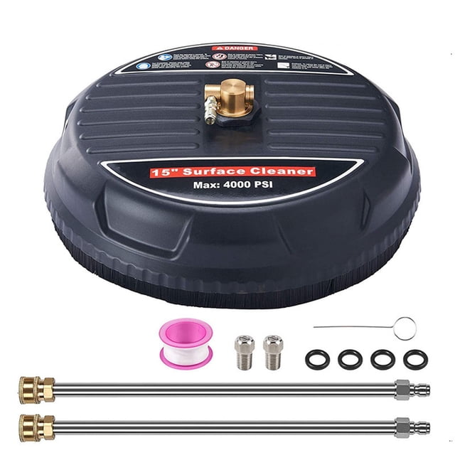 braveheart Pressure Washer Surface Cleaner 15'' Portable Wood for Cleaning Rubber