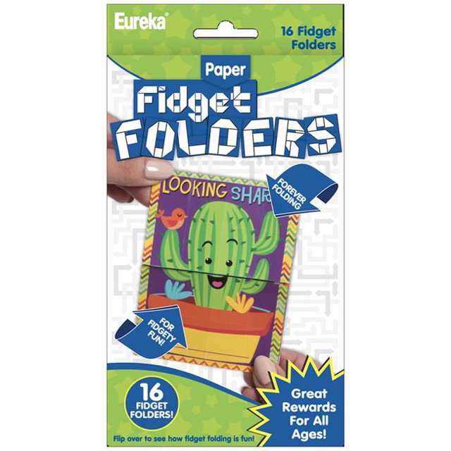 Eureka EU-872001-6 Fidget Dossiers un Tas Pointu - Pack de 6