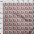 thumbnail image 3 of oneOone Cotton Flex Orange Fabric African Craft Projects Decor Fabric Printed By The Yard 40 Inch Wide, 3 of 4