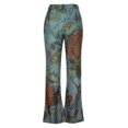 thumbnail image 4 of LNGOOR Flare Jeans for Women Plus Size High Waist Stretch Slimming Blue Wide Leg Pants Rise Skinny, 4 of 5
