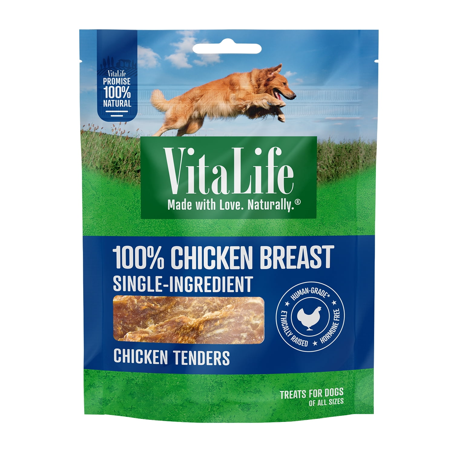 VitaLife Chicken Breast Tenders, All Natural, Jerky Dog Treats 750 g
