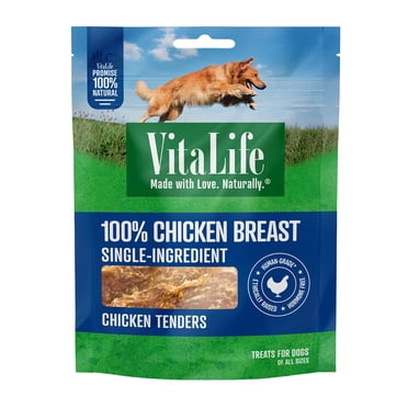 Gâteries au poulet VitaLife, friandises pour chiens entièrement naturelles et à base de viande séchée 400 g