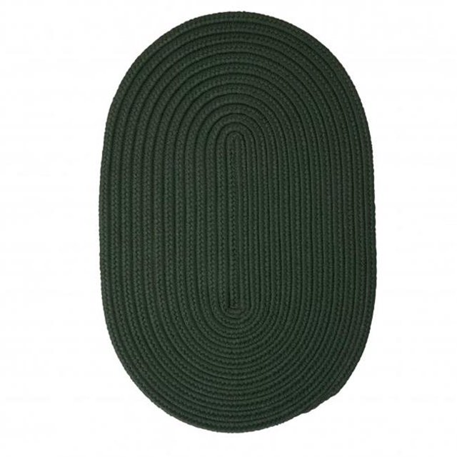 Colonial Mills MI64R084X120 7 x 10 ft. Marys Isle Oval Area Rug, Dark Green