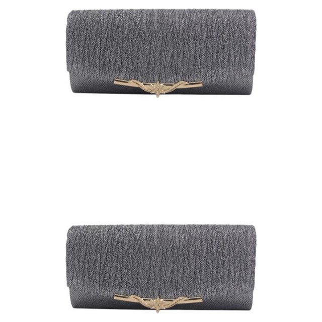 Wweixi Lightweight And Portable Evening Bag For Touch Protects Items dark grey 2Set