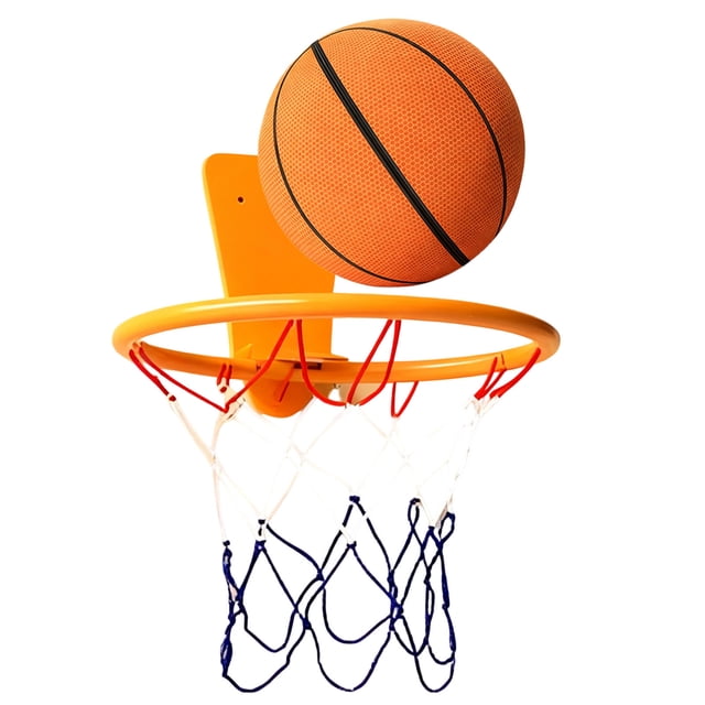 Silent Basketball for Indoor Training and Skill Development with Soft Fabric Mesh Cover