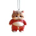 thumbnail image 1 of Cat Ornament Hanging Charm Festive Kitten Acrylic New D8, 1 of 8