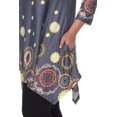 thumbnail image 3 of White Mark Tunique pour Femmes à Manches 3/4 en Jersey, 3 of 5