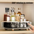 thumbnail image 4 of YIMWNYI Household Transparent Rotatable Round Fruit Tray, Clear Plastic Snack Tray, Easy to Clean Stacked Storage, Multifunctional for Fruits, Desserts, Appetizers, Elegant Table Display, 4 of 6