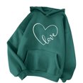 thumbnail image 3 of XZNGL Womens Winter Hoodie Sweatshirt Pullover Tops Long Sleeved Comfortable, 3 of 4