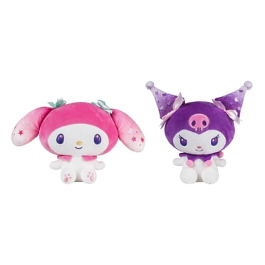 My Melody™ 50th & Kuromi™ 20th Anniversaries 8-Inch Plush 2-Pack - Officially Licensed Sanrio Product by Jazwares - Ages 6+