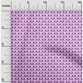 thumbnail image 2 of oneOone Georgette Viscose Purple Fabric Geometrical Sewing Material Print Fabric By The Yard 42 Inch Wide, 2 of 4