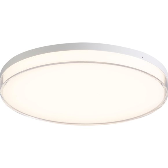 Minka Lavery 769-2-44-L Low Profile Round Outdoor LED Flush Mount with Acrylic Shade 1-Light 25 Watt 2""H x 13""W White
