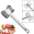 thumbnail image 1 of 22.5cm Two Sides Aluminum Meat Hammer Mallet Beef Chicken Steak Beefs Porks, 1 of 6
