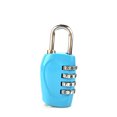 thumbnail image 1 of QualitChoice Office School 4-digit Combination Lock Camping Portable Suitcase Luggage Locker Drawer Gate Door Resettable Padlock Sky blue 1Set, 1 of 6