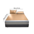 thumbnail image 2 of Ice Silk Cooling Mat, Summer Sleep Solution, Machine Washable, Foldable Mattress Topper, Soft Bed Cover, Enhanced Breathability, Home Comfort, 2 of 9