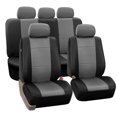 thumbnail image 1 of FH Group Premium PU Leather Car Seat Covers 3mm Foam Padding Durable Faux Leather, 1 of 6