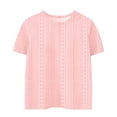 thumbnail image 4 of Bwiyojiz Tailles Mode 110-160 T-Shirt/chemise pour Enfants Uni Manches 3/4 Col Rond, 4 of 4