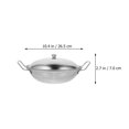thumbnail image 2 of 1 Ensemble de Poêles de Cuisine en Acier Inoxydable Poêle de Cuisson Réutilisable Batterie de Cuisine pour la Maison, 2 of 9