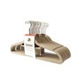 thumbnail image 1 of VOYAGE Hanger - Velvet, Stone, pack of 8, 1 of 5