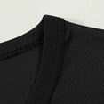thumbnail image 4 of Pisexur T Shirts for Man , Hommes Mode Décontractée Couleur Unie Col Rond Course Exercice et Entraînement Physique Manches Courtes Haut Noir,4TG Chemises de Golf Hommes & Chemises Hommes, 4 of 6