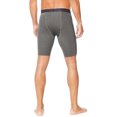 thumbnail image 2 of Hanes Shorts de Compression Performance Sportive pour Hommes, 2TG, Charbon Chiné/ébène, 2 of 2