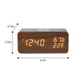 thumbnail image 3 of tumgatte Digital Alarm Clock With Wireless Charging Digital Temperature Humidity Monitor Three Alarms Snooze Alarm Clearance, 3 of 6