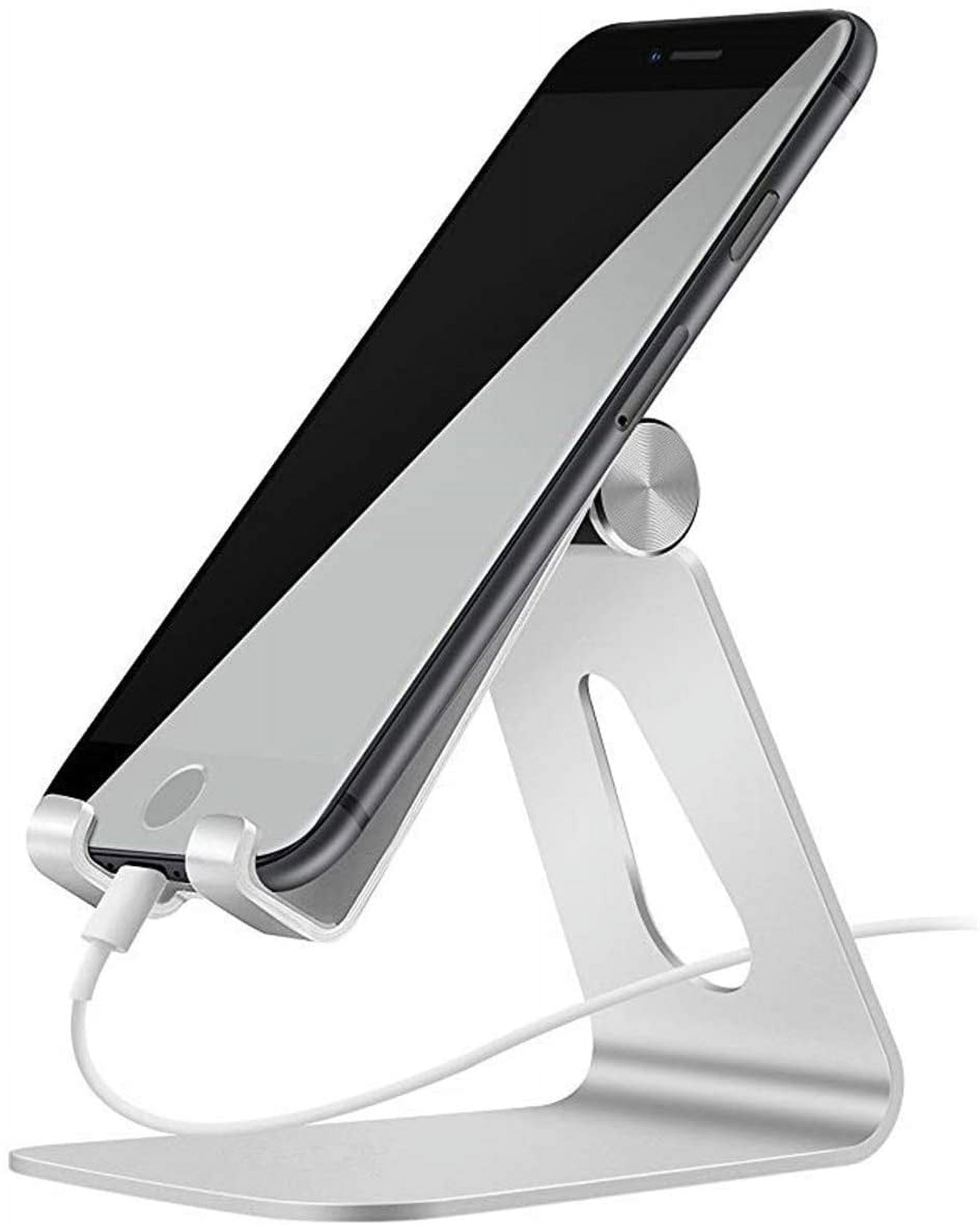 Cell Phone Stand Desk Adjustable Aluminum Mobile Phone Holder