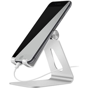 Support de téléphone cellulaire Bureau réglable en aluminium Mobile Phone Holder