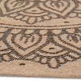 thumbnail image 3 of Erbanica Round Quick Dry Jute Look Indoor Outdoor Rug, 3 of 5