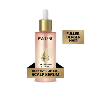 Pantene Abundant & Strong Serum, Strengthens Scalp'S Hold On Hair Roots, Pro-Vitamin B5 Complex and Niacinimide, 60 mL