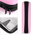 thumbnail image 4 of CD Case, 192 Capacity EVA DVD Case Pink Portable Zipper Holder Disc Storage Organizer Wallet, 4 of 6