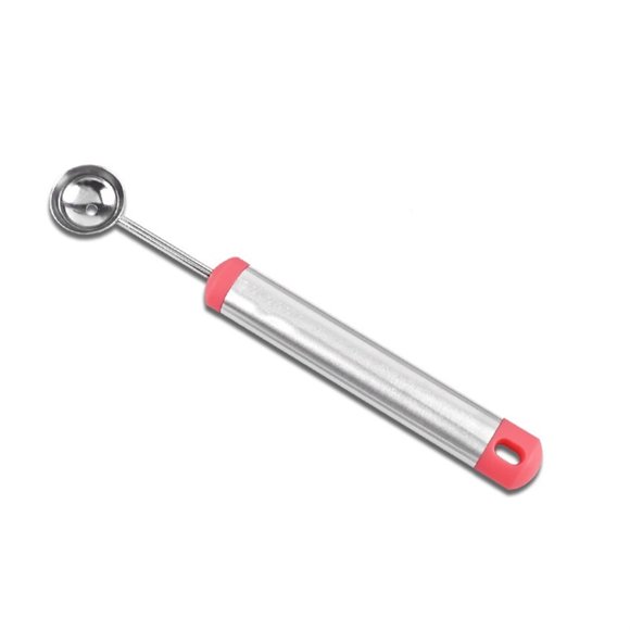 Stainless Steel Fruit Scoop, Watermelon Baller Spoon for Ice Cream and Melon, Home Kitchen Carving Tool, Easy Clean and Store, 20.5 cm
