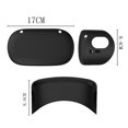 thumbnail image 3 of Coque de Protection en Silicone pour Casque VR Oculus Quest 2, Couvre-Tête Anti-Rayures pour Accessoires VR Oculus Quest 2, 3 of 9