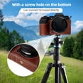 thumbnail image 4 of Graflsoa Leather Camera Case with Strap for Fujifilm XS20, Available in Multiple Colors Including Coffee, Black, Brown, Green, Pink - Synthetic Leather Material, 4 of 6