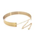 thumbnail image 3 of Stylish Shiny Mirror Metal Waist Belt for Women Adjustable Small To Plus Size, 3 of 4