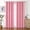 Pink, variant on Polyester Curtain Panel Pair 39x51 Inch Light Filtering Window Treatment for Bedroom Grommet