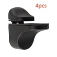 thumbnail image 1 of SUYIN Polished Chrome Glass Shelf Support Brackets Set Of 4 For Wall Mounting, 1 of 6