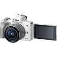 thumbnail image 3 of Canon EOS M50 Mirrorless Digital Camera with 15-45mm and 55-200mm Lenses Bundle(International Model), 3 of 7